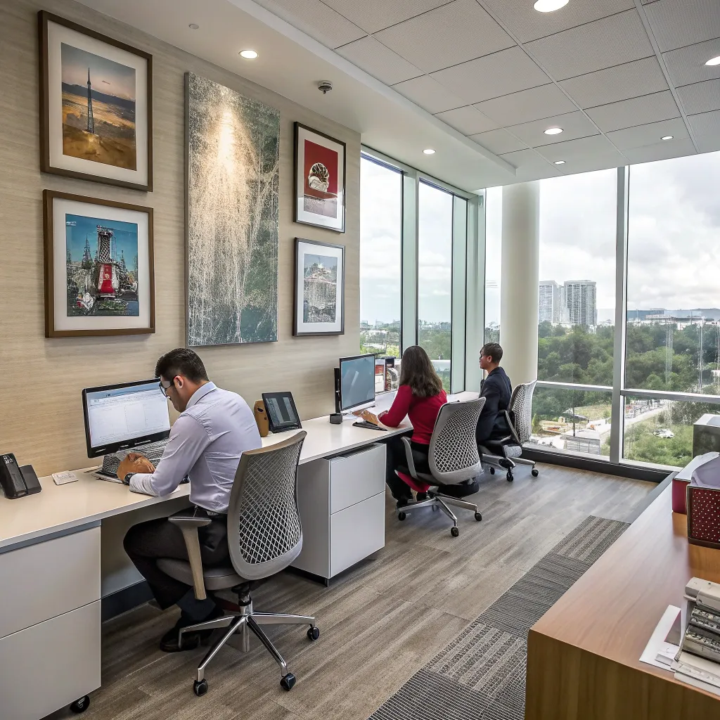 Professional office setting